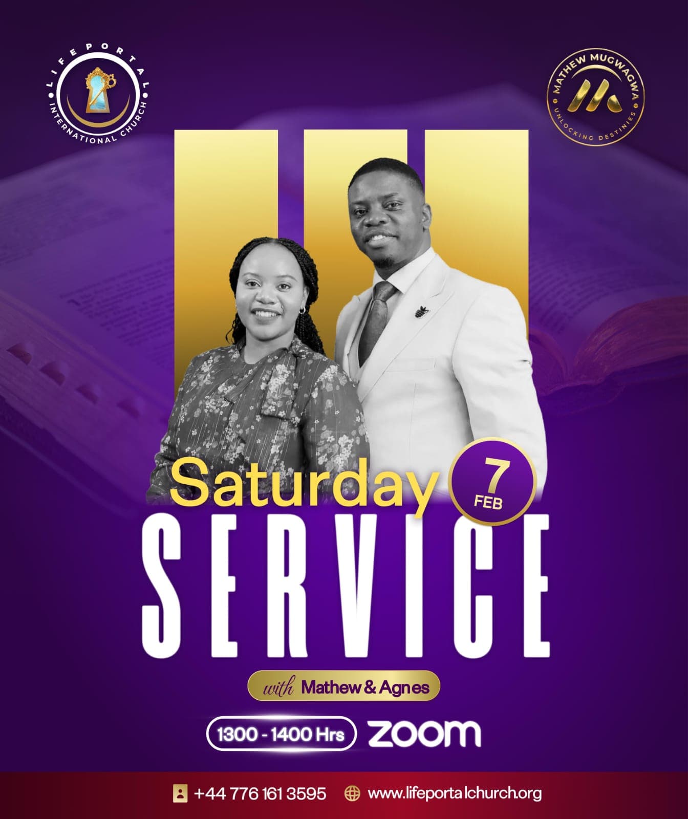 Saturday Service with Pastors Mathew & Agnes