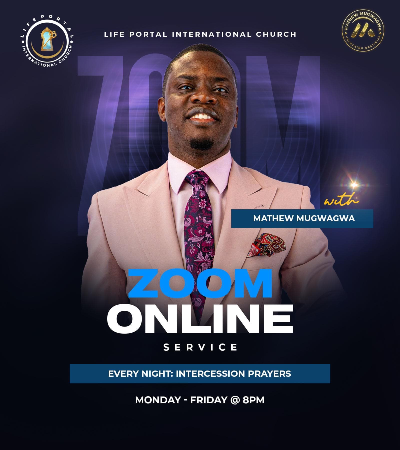 Zoom Online Service — Evening Intercession Prayers